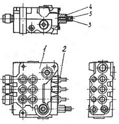 Рис.1. Схема гидрораспределителя РХ-80-1BAA-1-1-1