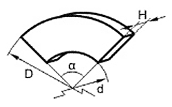 Эскиз сектора УВ 3135-00-009/801А