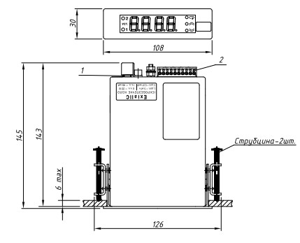 Габаритные размеры  МТМ502-02