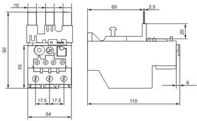 Рис.1. Габаритный чертеж FTR 80B 29-42